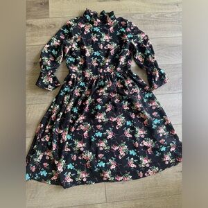 ModCloth black floral dress size medium